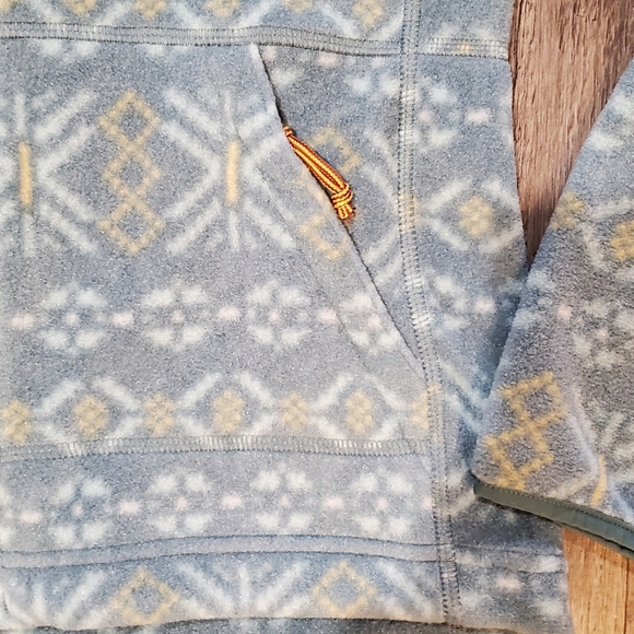 LL Bean Mountain Classic Fleece Jacket, Print Size XXS - Picture 7 of 8